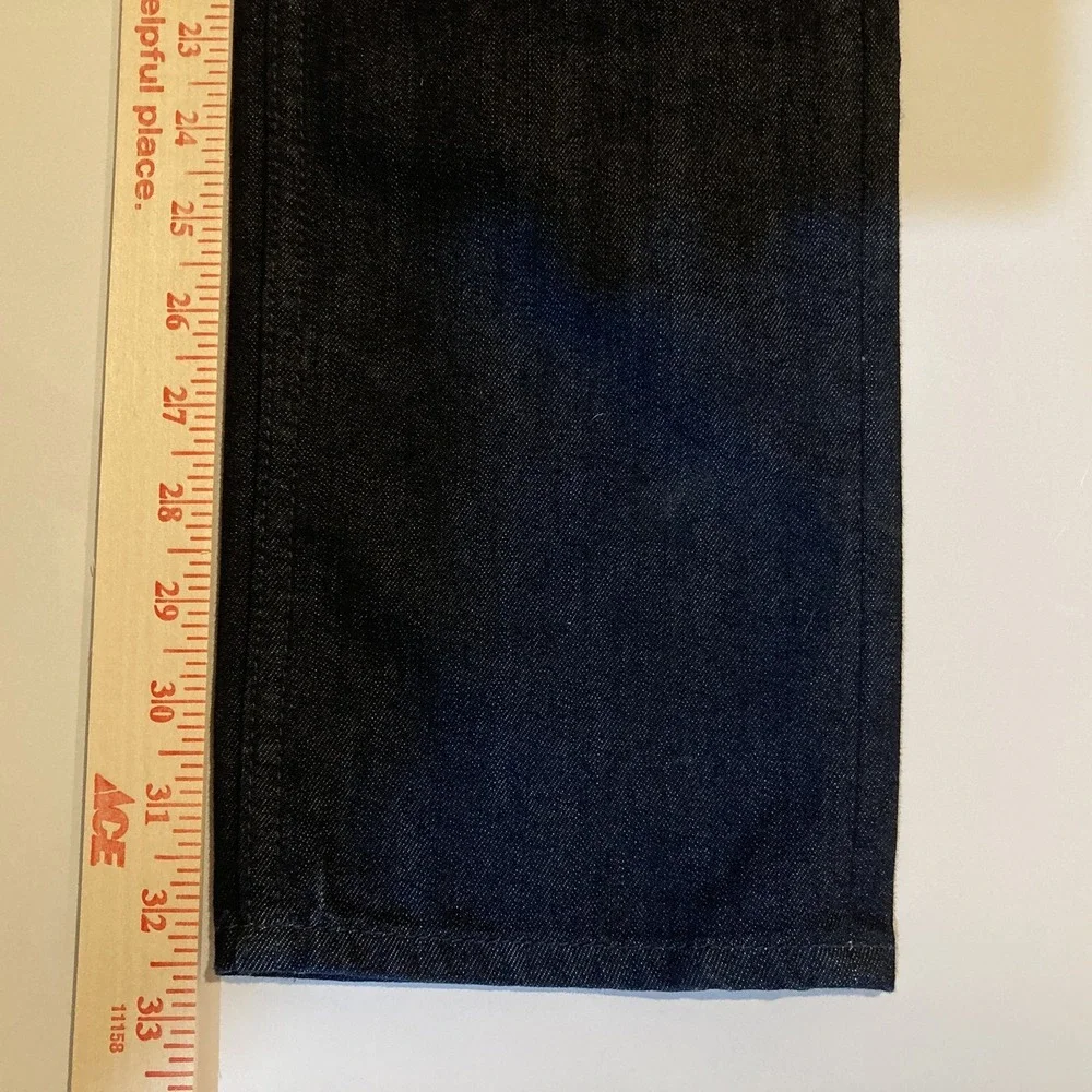 MISS ME Jeans Women NICOLE Size 31 Low‎ Rise Skinny Stretch Whiskered Dark Blue